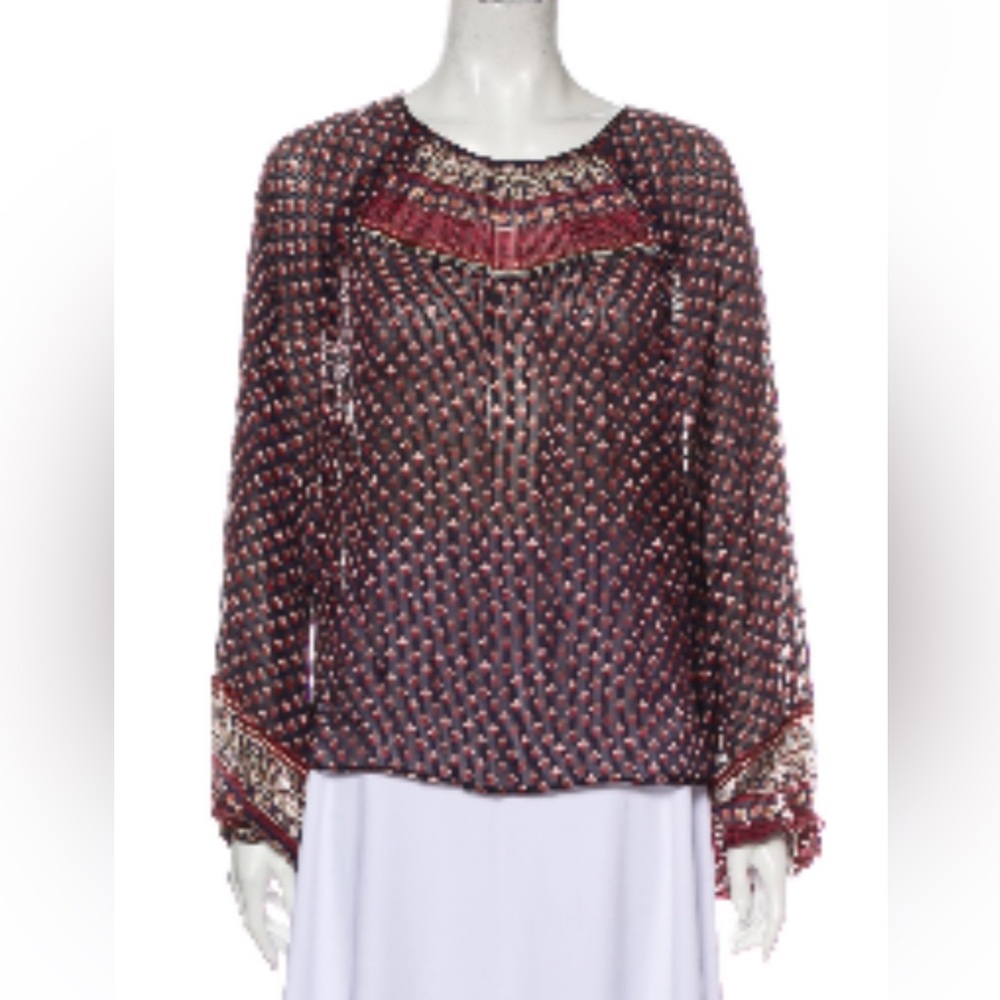 DÔEN - Silk Printed Blouse